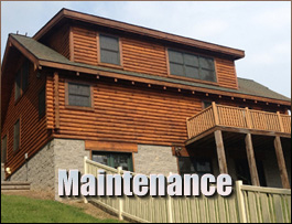  Wallburg, North Carolina Log Home Maintenance